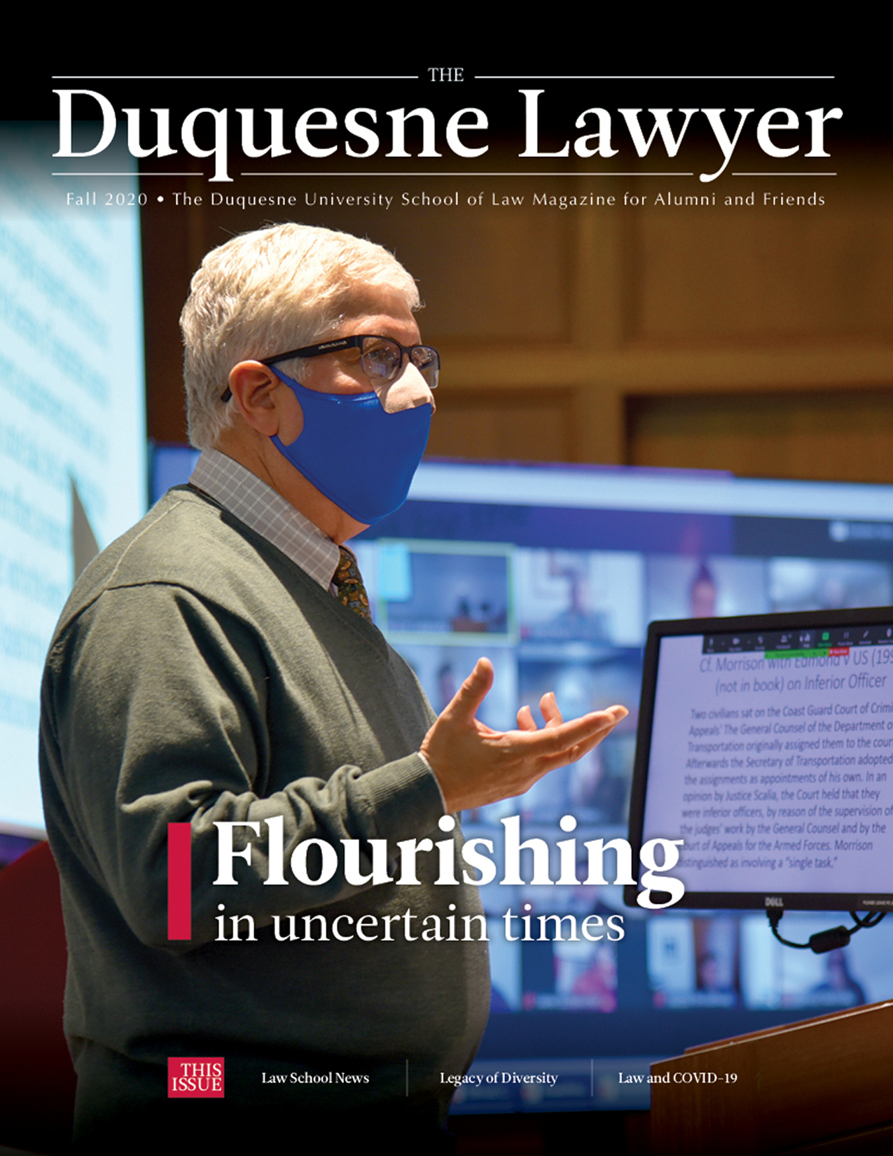 Duquesne Lawyer Magazine Fall 2020 issue