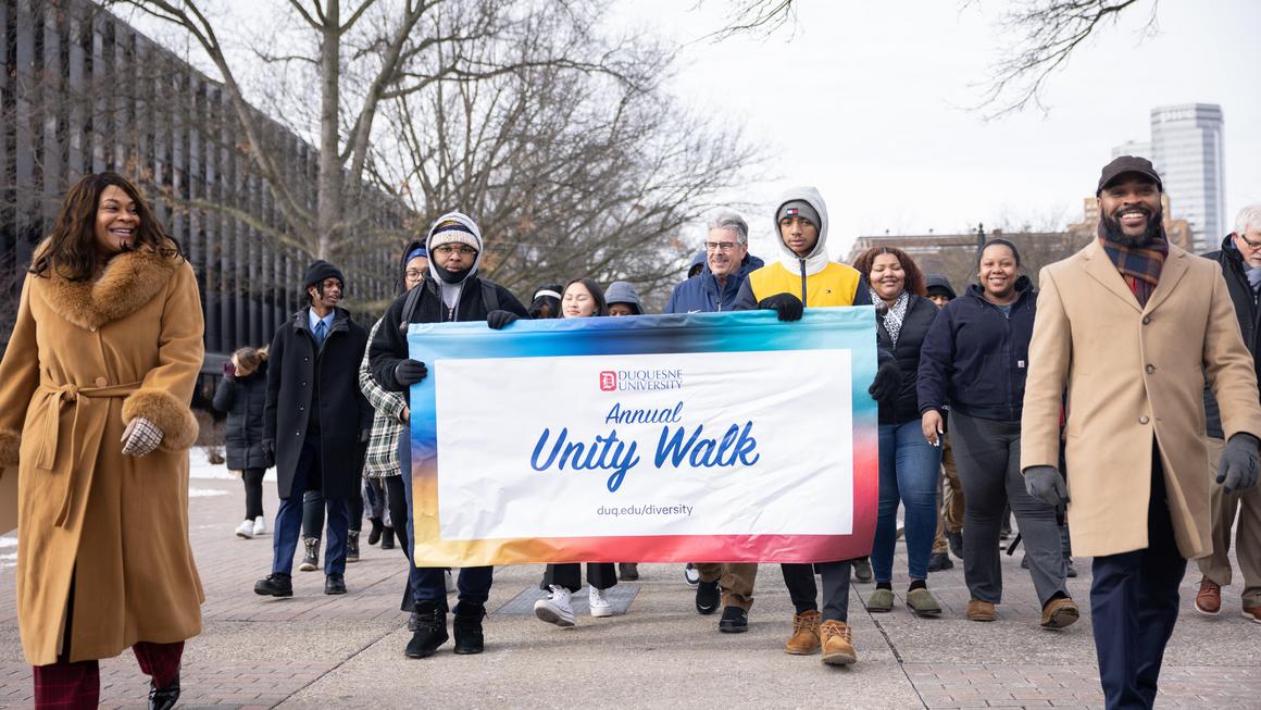 MLK 2024 Unity Walk at Duquesne University