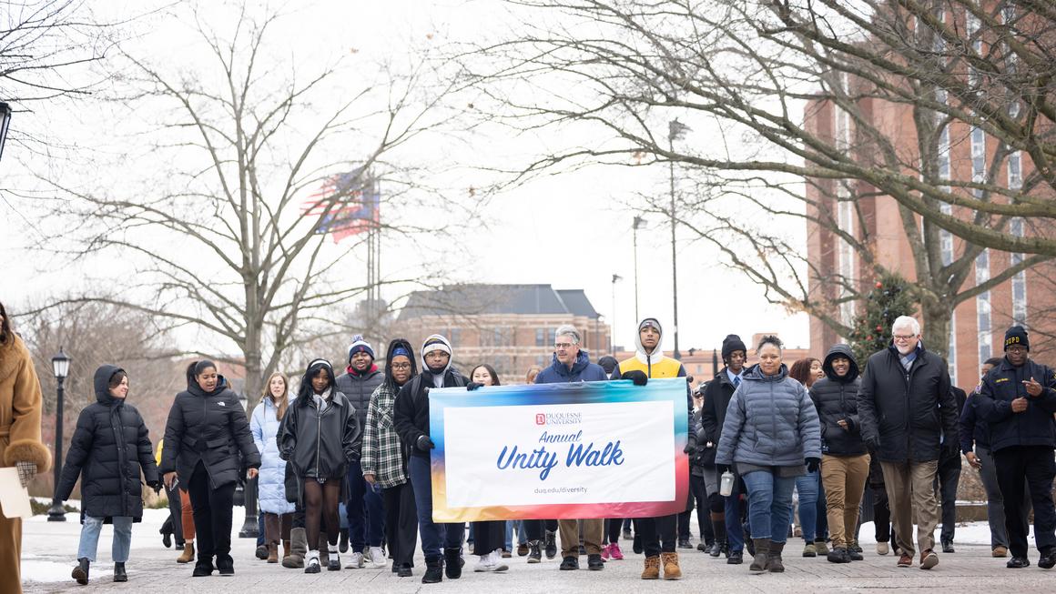 MLK 2024 Unity Walk at Duquesne University